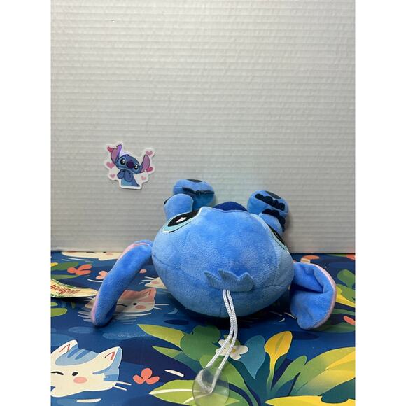 Disney Lilo & Stitch Blue Alien Plush Stuffed Animal Toy w/ Suction Cup - Picture 11 of 13